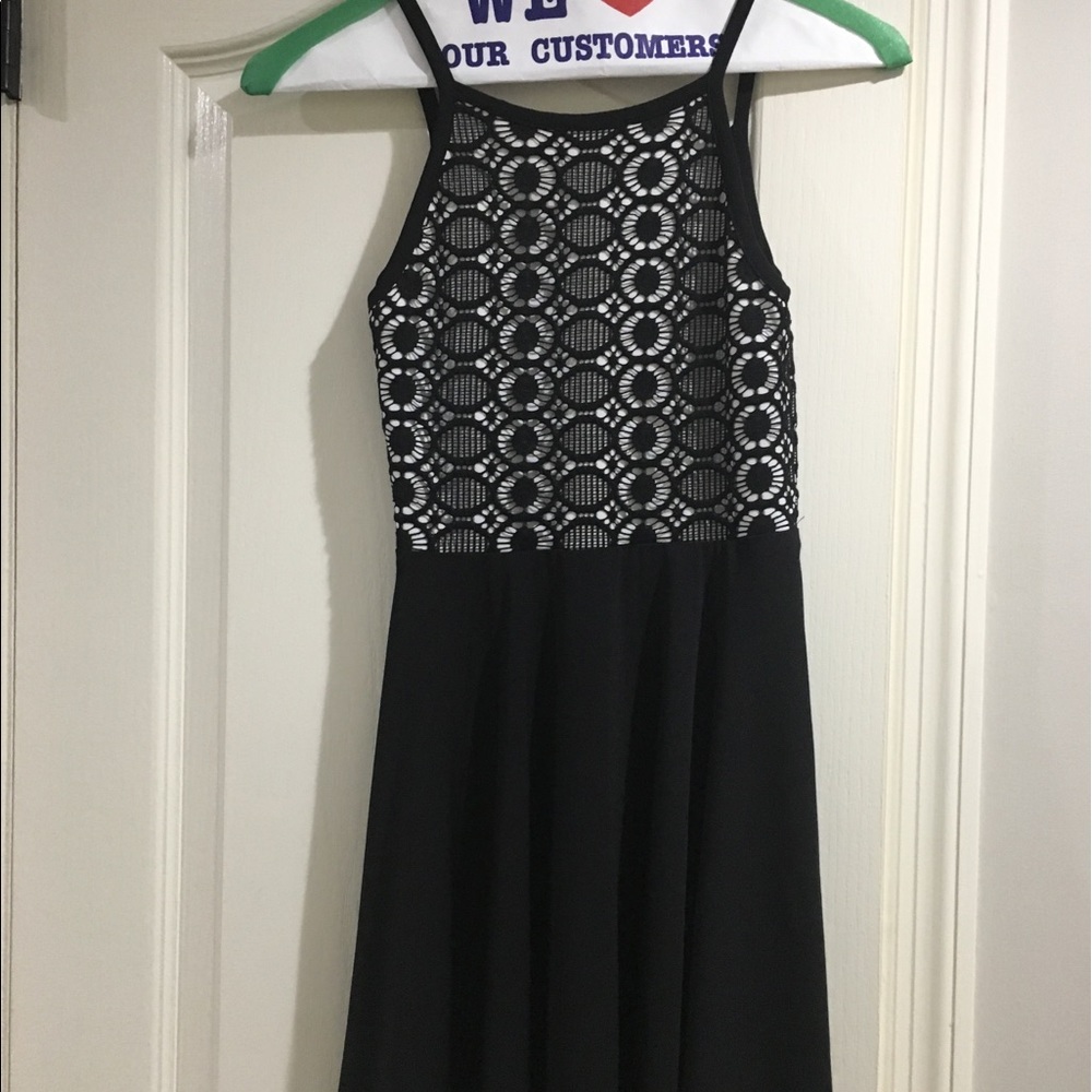 Girl’s Lace A-line Little Black Dress-Size M 10/12